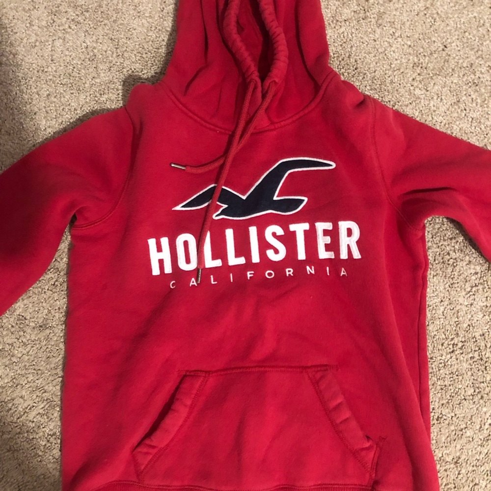 Red XS Hollister Hoodie